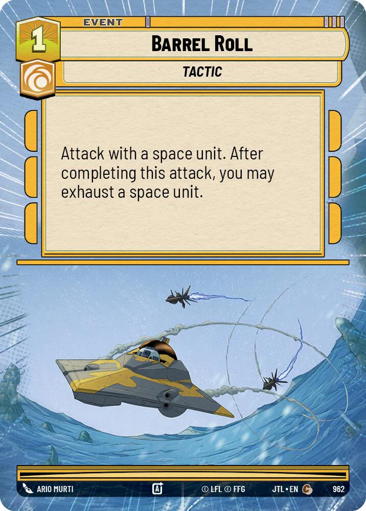Barrel Roll (962) (Hyperspace Foil) (962) [Jump to Lightspeed]