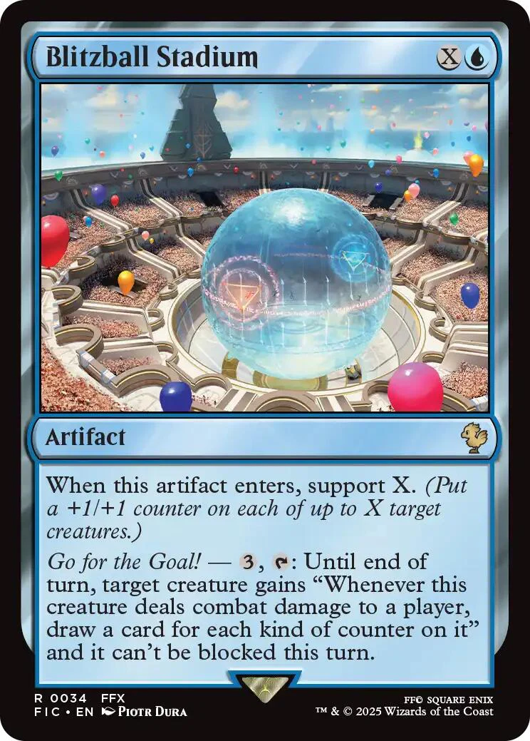 Blitzball Stadium (Surge Foil) [FINAL FANTASY Commander]