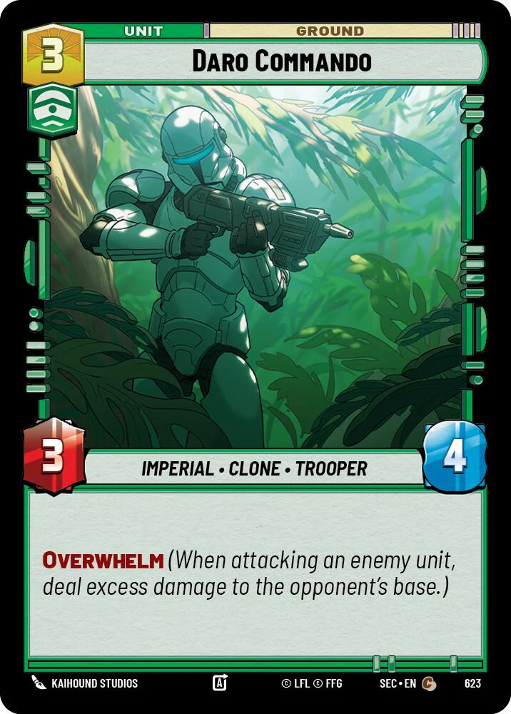 Daro Commando (623) (Foil) (623) [Secrets of Power]
