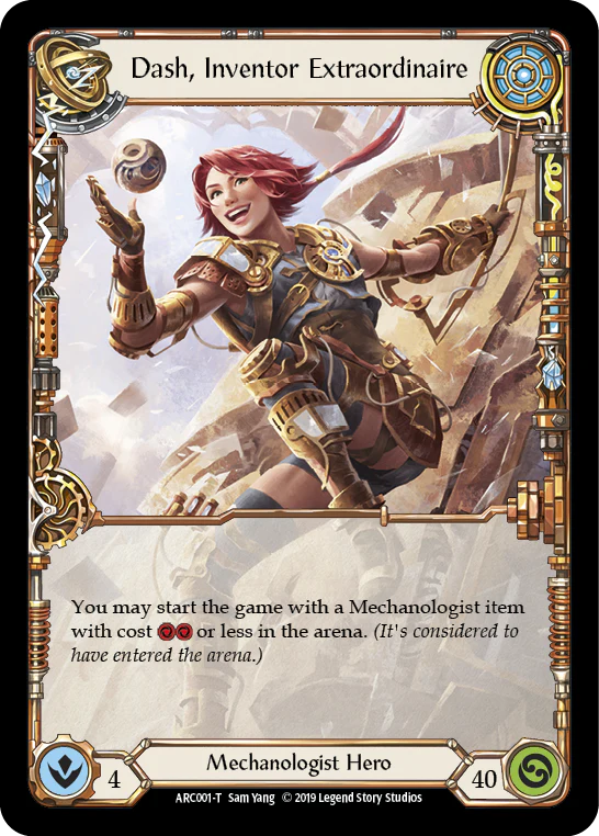 Dash // Dash, Inventor Extraordinaire [ARC002-T // ARC001-T] (Arcane Rising)  1st Edition Normal - Image 2