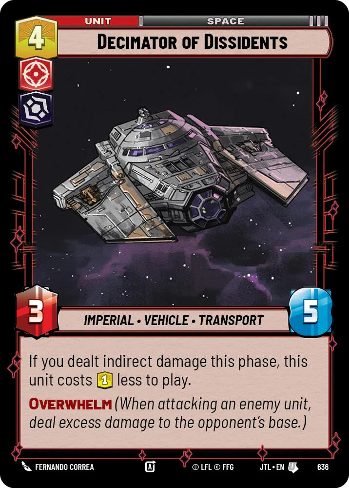 Decimator of Dissidents (636) (636) [Jump to Lightspeed]