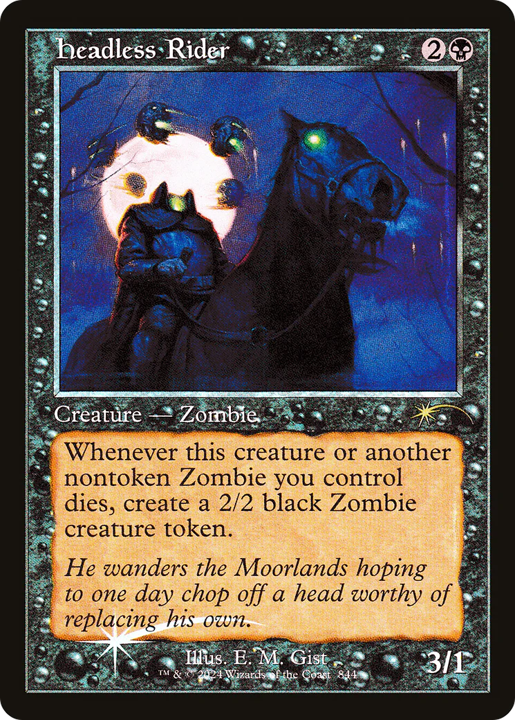 Headless Rider (Retro Frame) [Secret Lair Drop Series]