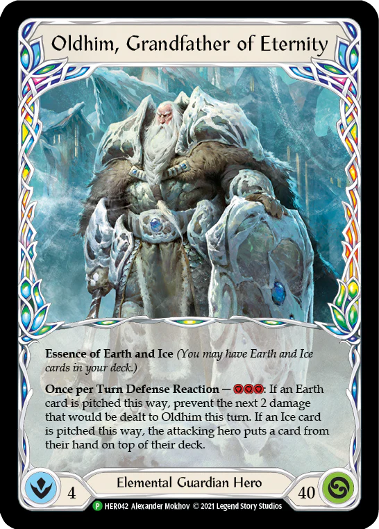 Oldhim, Grandfather of Eternity [HER042] (Promo)  Cold Foil